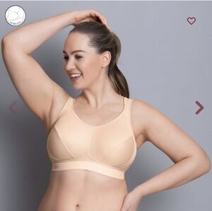Anita Active Extreme Support Nude Shorts Bra Maximum Support Size 40E
